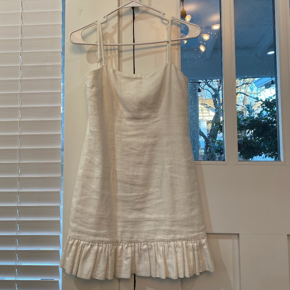 Impeccable Pig White Ruffle Dress